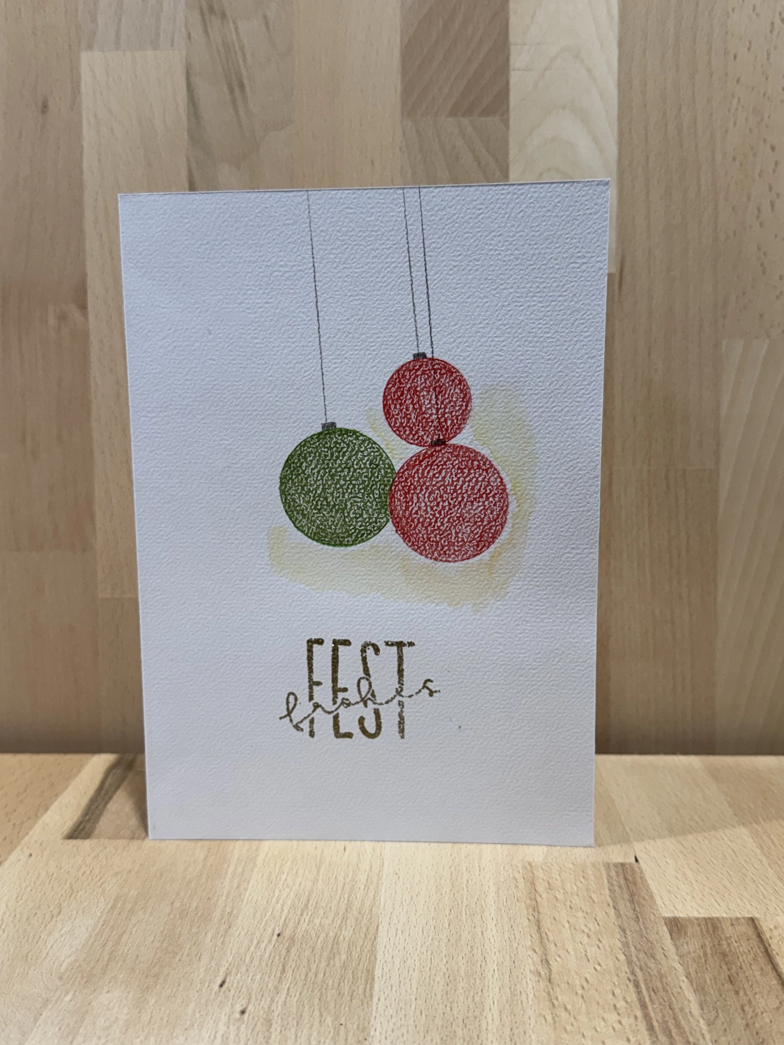Design MoRA – handgemachte Kartengestaltung - Weihnachtskarte