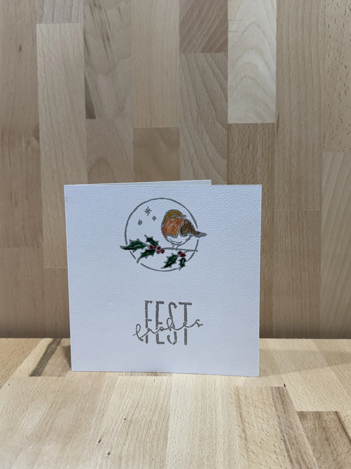 Design MoRA – handgemachte Kartengestaltung - Weihnachtskarte