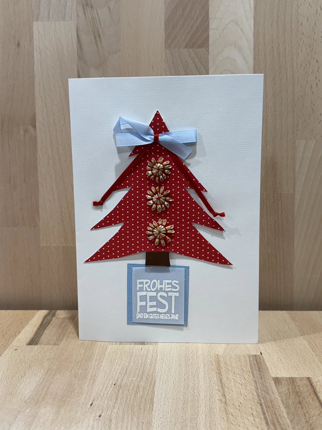 Design MoRA – handgemachte Kartengestaltung- Weihnachtskarte